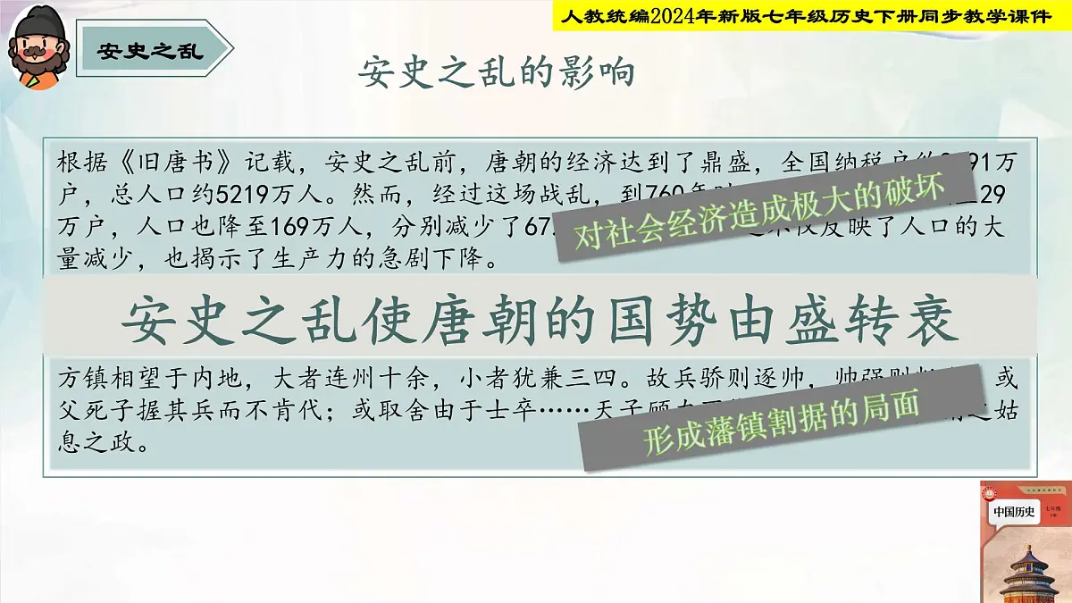 人教部编版七年级历史下册第4课 安史之乱与唐朝衰亡 课件第7页