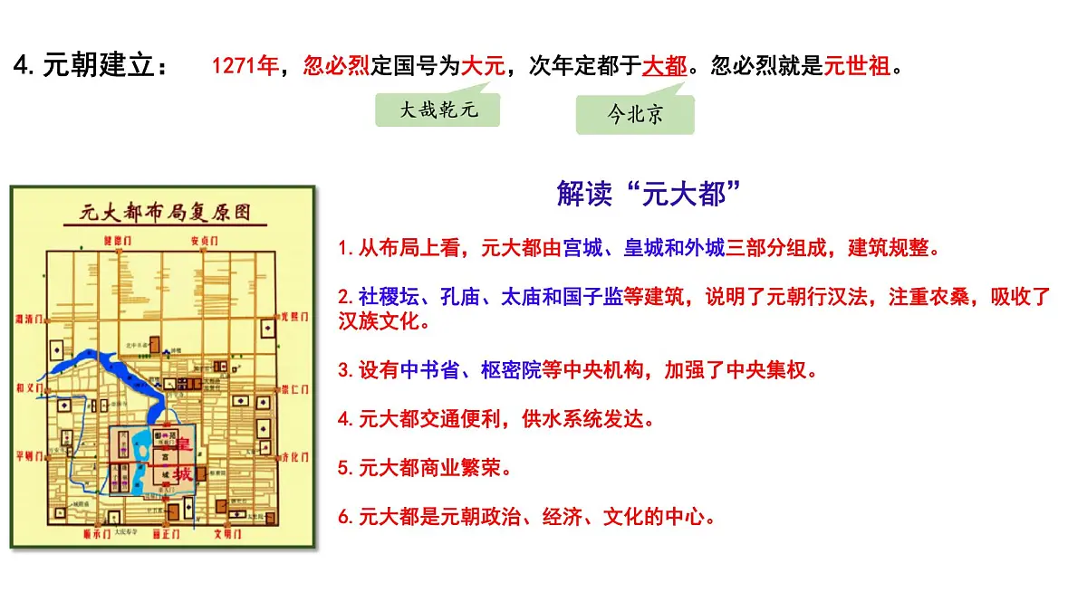 初中 历史 人教版(2024) 七年级下册(2024) 第二单元第11课 元朝的统一 课件第7页