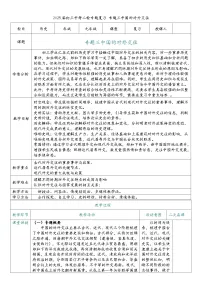 2025届中考历史二轮大专题复习03 中国的对外交往（教案）