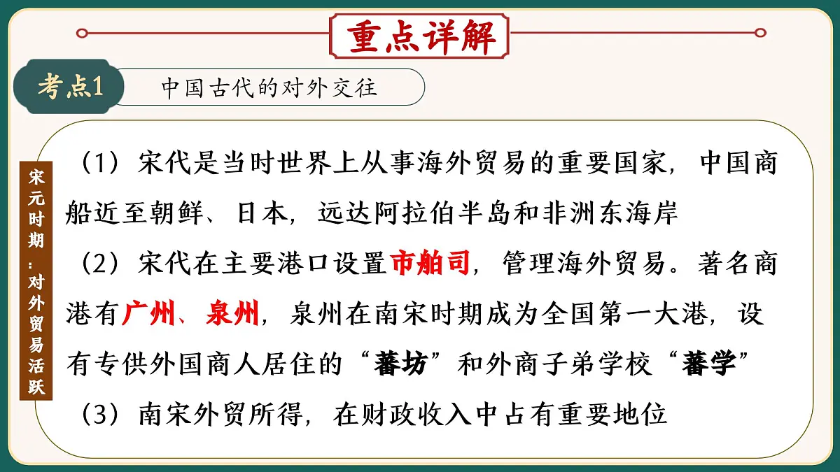 2025届中考历史二轮大专题复习03 中国的对外交往(课件)第7页
