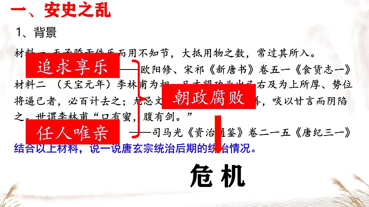 初中 历史 人教版(2024) 七年级下册(2024)第4课 安史之乱与唐朝衰亡 课件第4页
