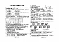 安徽省亳州市蒙城县部分学校2024-2025学年八年级下学期4月月考历史试题(扫描版,含答案)