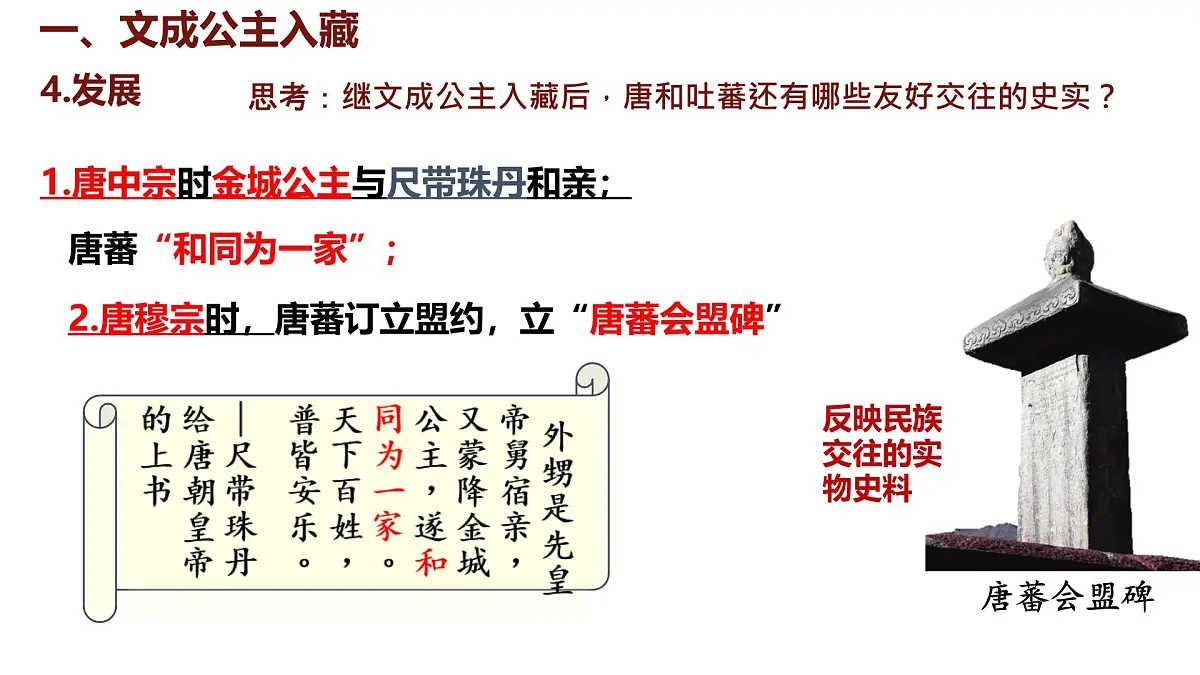 初中 历史 人教版(2024) 七年级下册(2024)第5课 隋唐时期的民族交往与交融 课件第6页