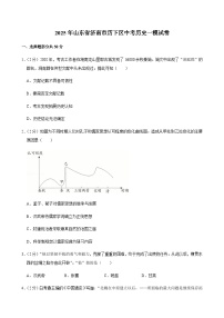 2025年山东省济南市历下区中考历史一模试卷