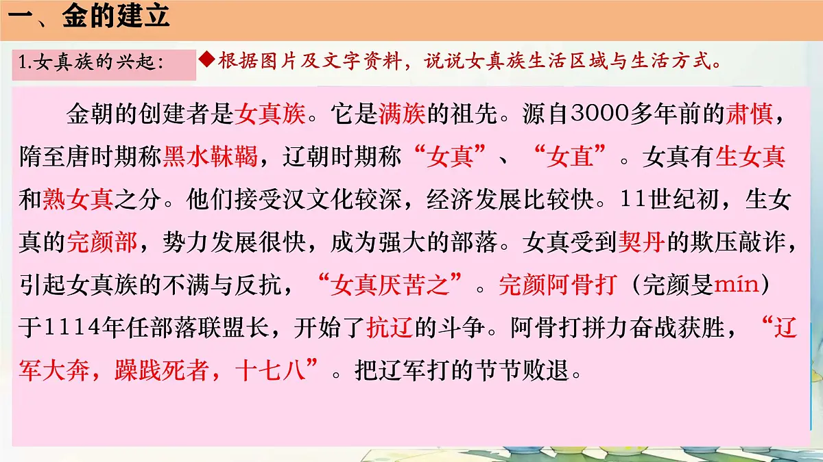 初中 历史 人教版(2024) 七年级下册(2024)第10课 金与南宋对峙 课件第3页