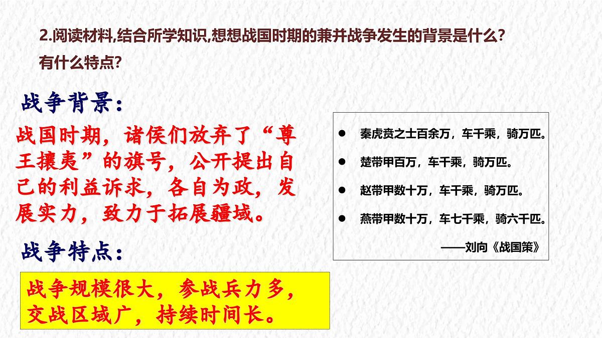 2024-2025学年部编版历史七年级上册 第6课 战国时期的社会变革 历史课件第5页