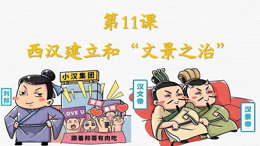 第11课 西汉建立和“文景之治” 课件-统编版(2024)七年级历史上册第2页