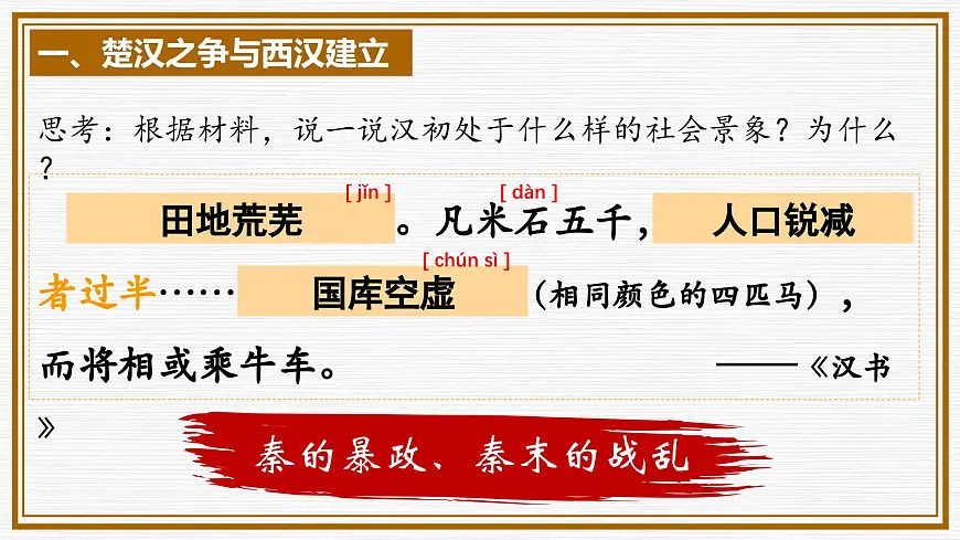 第11课 西汉建立和“文景之治” 课件-统编版(2024)七年级历史上册第8页