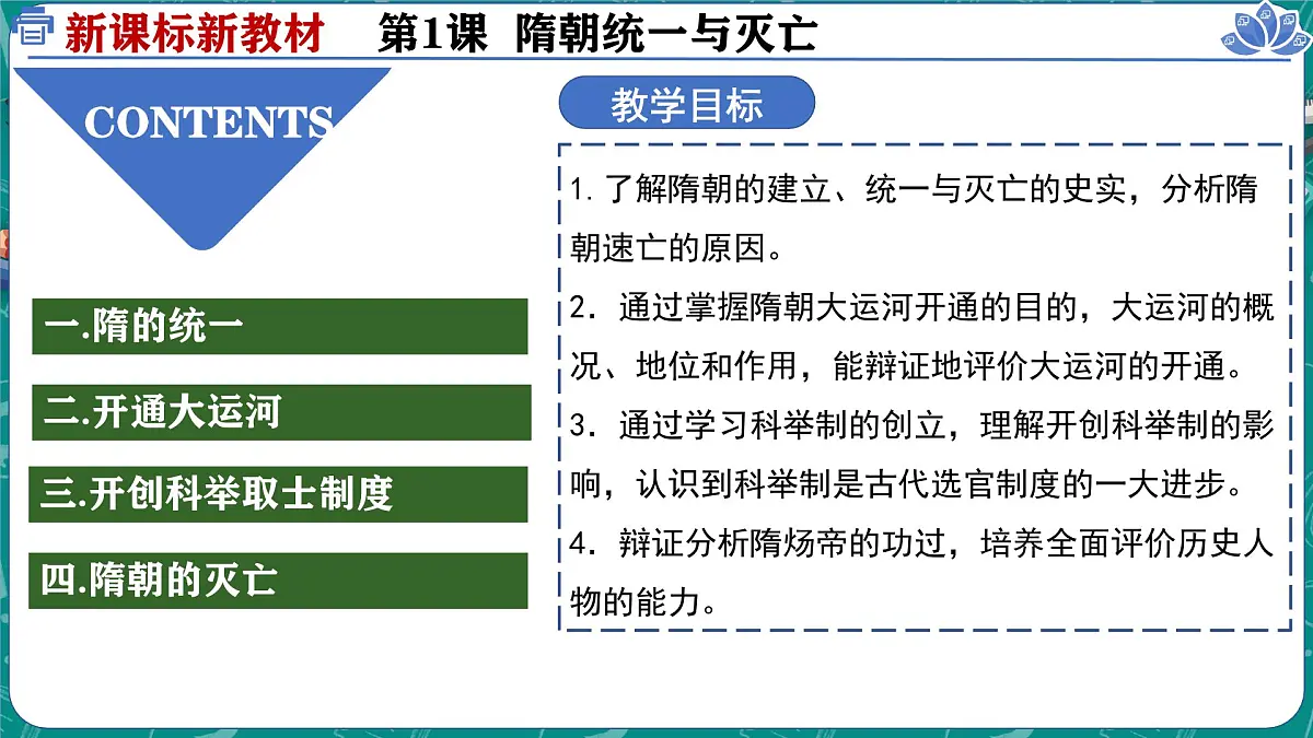 1.1 隋朝统一与灭亡 课件 2024-2025学年统编版七年级历史下册第4页