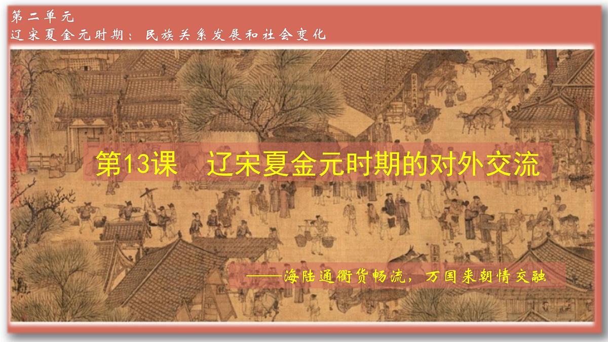 2.13+辽宋夏金元时期的对外交流++课件 2025学年统编版七年级历史下册第2页