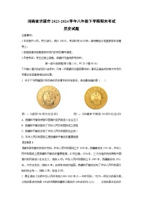 河南省济源市2023-2024学年八年级下学期期末考试历史试卷（解析版）