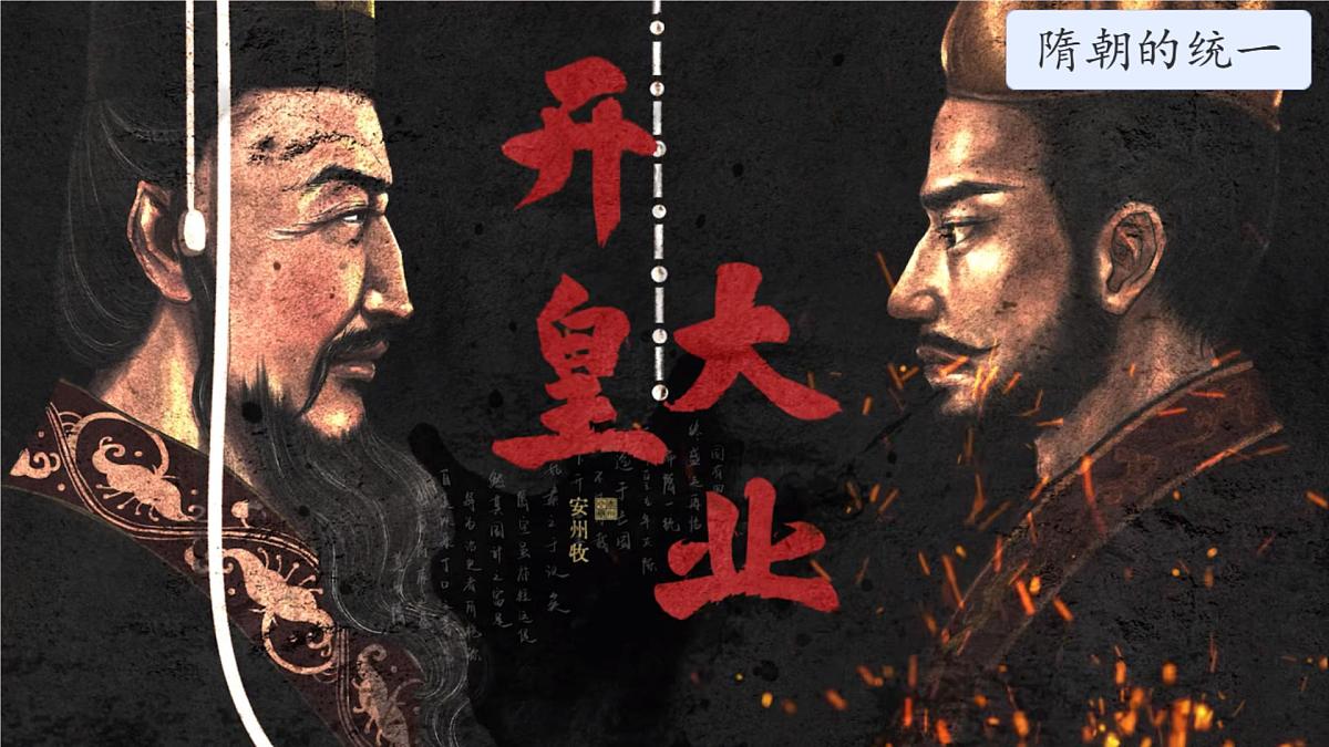 初中 历史 人教版(2024) 七年级下册(2024)第1课 隋朝统一与灭亡 课件第3页