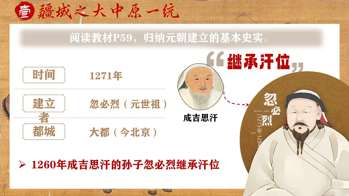 第11课 元朝的建立与统一 课件 2024-2025学年人教版历史七年级下册第6页
