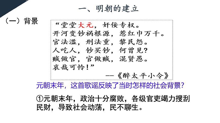 初中  歷史  人教版（2024）  七年級下冊（2024）第15課 明朝的統(tǒng)治 課件第5頁