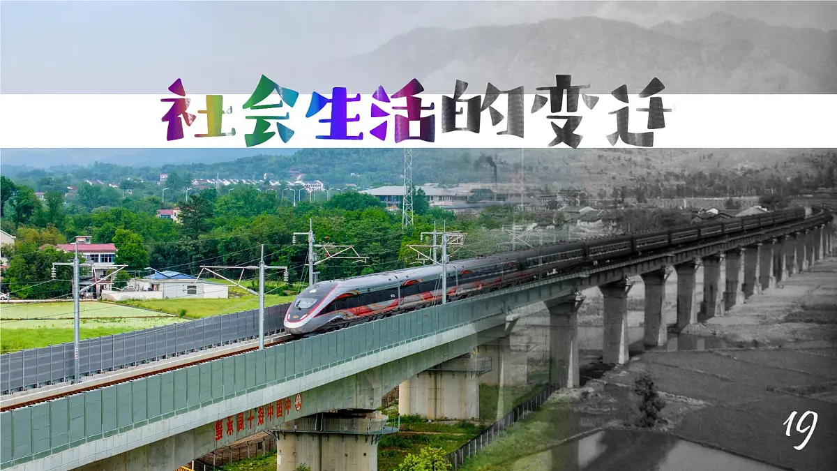 第19课+社会生活的变迁(课件)2025学年八年级历史下册优质探究教学课件(统编版)第1页