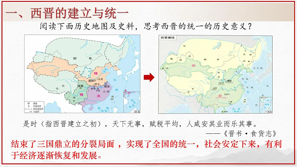 4.17+西晋的短暂统一和北方各族的内迁++课件++2025-2026学年统编版七年级历史上册第6页