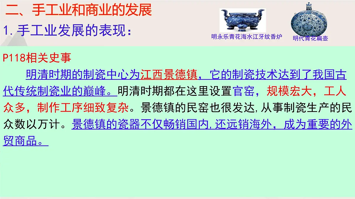 初中 历史 人教版(2024) 七年级下册(2024)第20课明清时期社会经济的发展 课件第7页