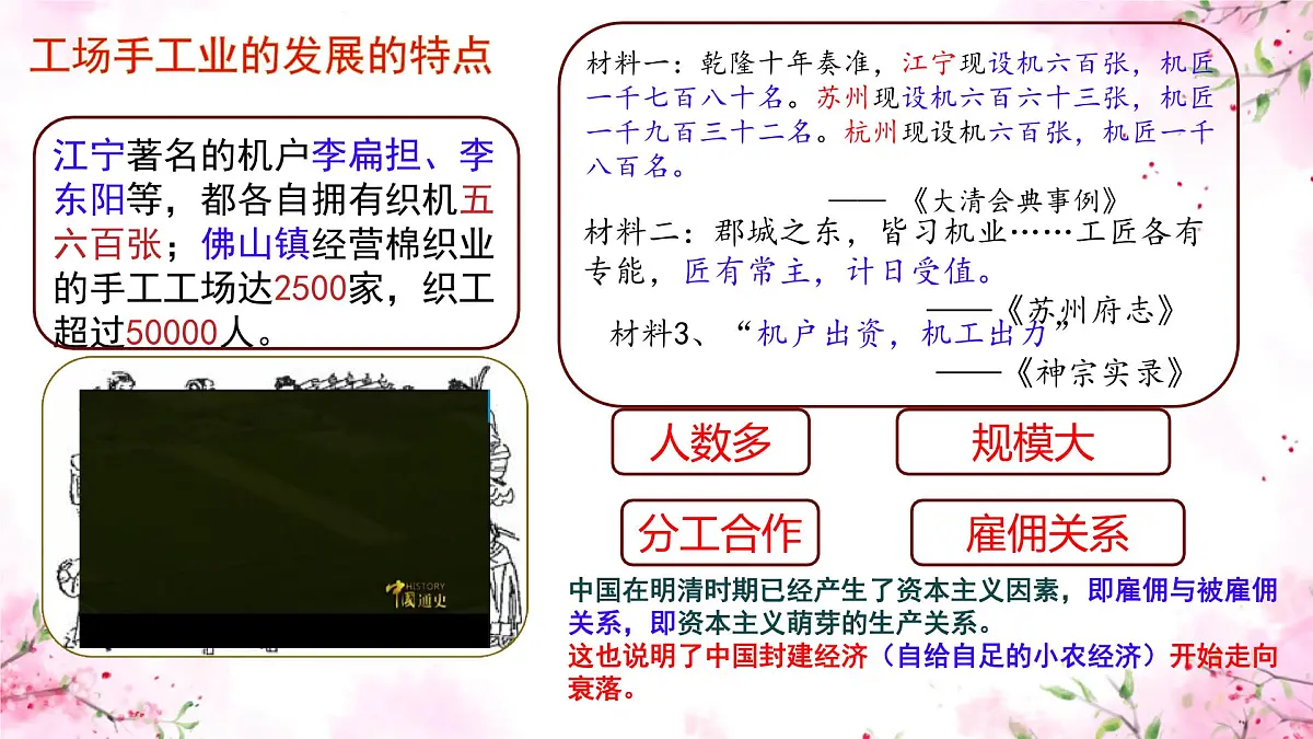 初中 历史 人教版(2024) 七年级下册(2024)第20课明清时期社会经济的发展 课件第8页