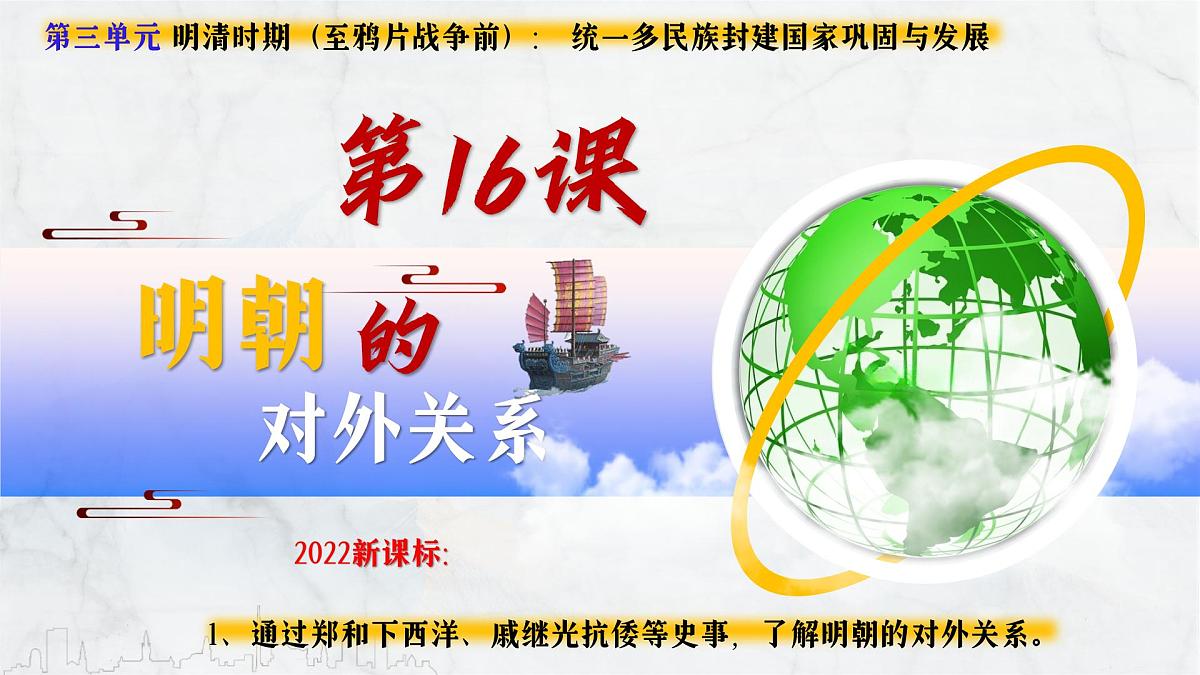 第16课+明朝的对外关系(课件)2025学年七年级历史下册同步教学课件(部编版2024)第2页