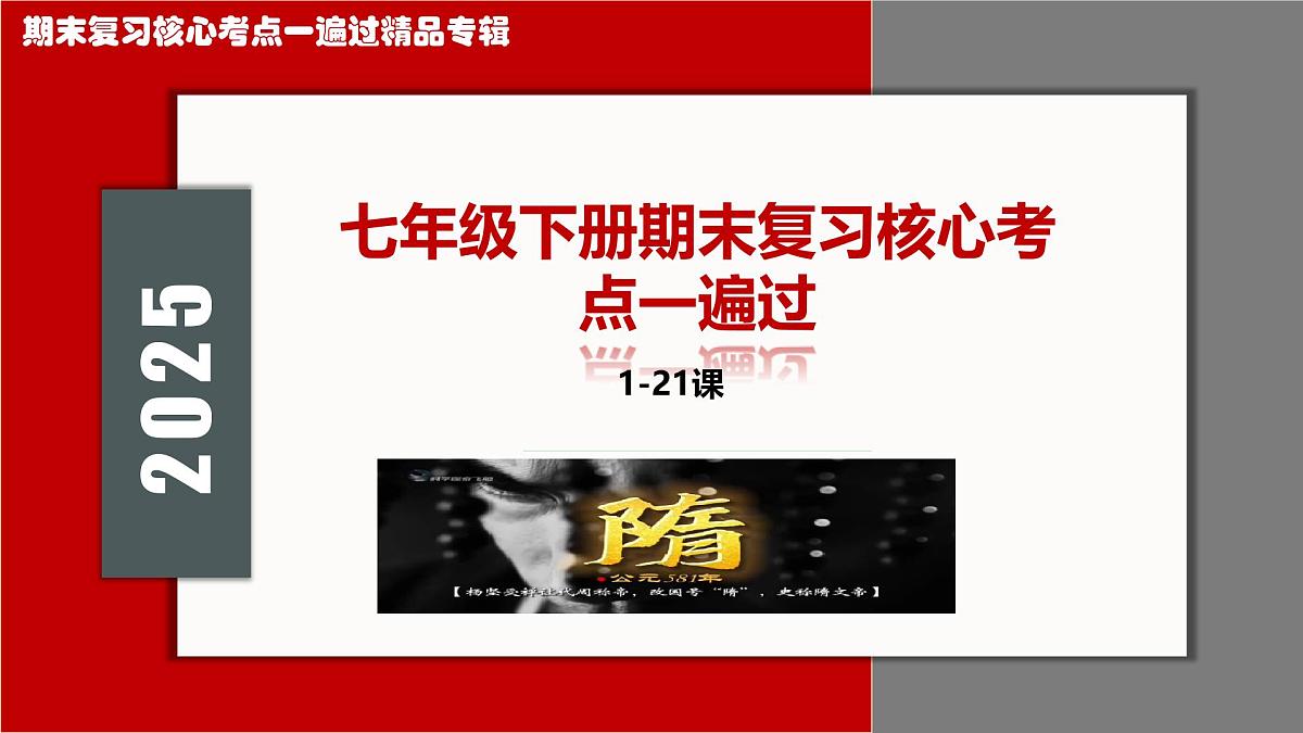 人教版七年级下册期末复习核心考点一遍过(七下综述+核心考点+核心图片+解题指导+考场技巧)【1-21课】课件第1页