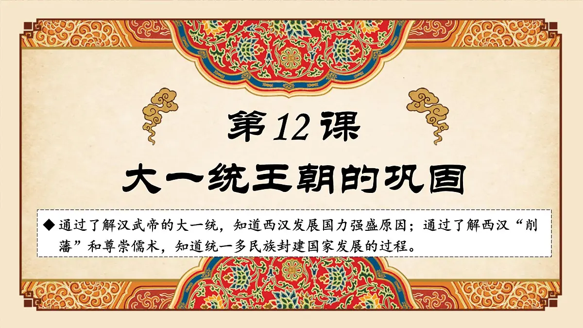部编版(2024)历史七年级上册 第12课 大一统王朝的巩固 课件第2页