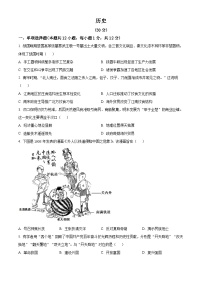 2025年宁夏银川市兴庆区中考三模历史试题(中考模拟)
