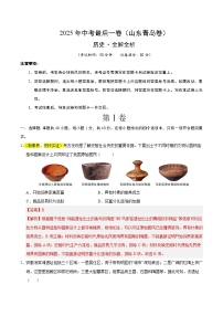 2025年中考考前押题最后一卷：历史（山东青岛卷）（解析版）