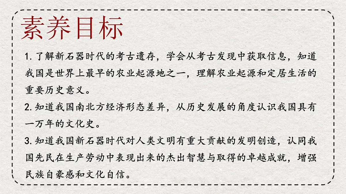 初中历史统编版(2024)七年级上册第2课 原始农业与史前社会——课件第3页