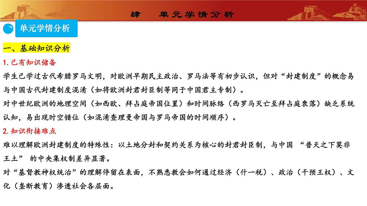 第三单元 封建时代的欧洲(单元解读课件)-2025-2026学年九年级历史上册(人教版2024)第6页