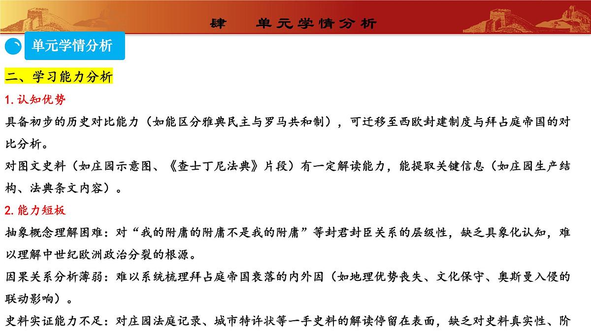 第三单元 封建时代的欧洲(单元解读课件)-2025-2026学年九年级历史上册(人教版2024)第7页