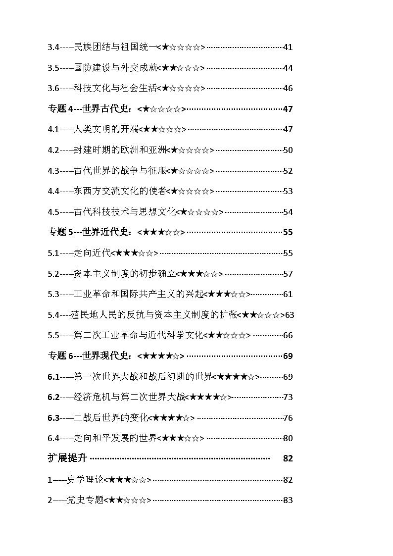 2026年中考历史一轮复习:七八九年级专题练习题汇编(含答案解析)第2页