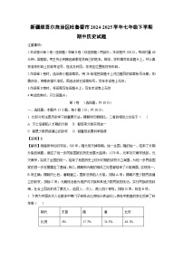 新疆维吾尔自治区吐鲁番市2024-2025学年七年级下学期期中历史试卷(解析版)