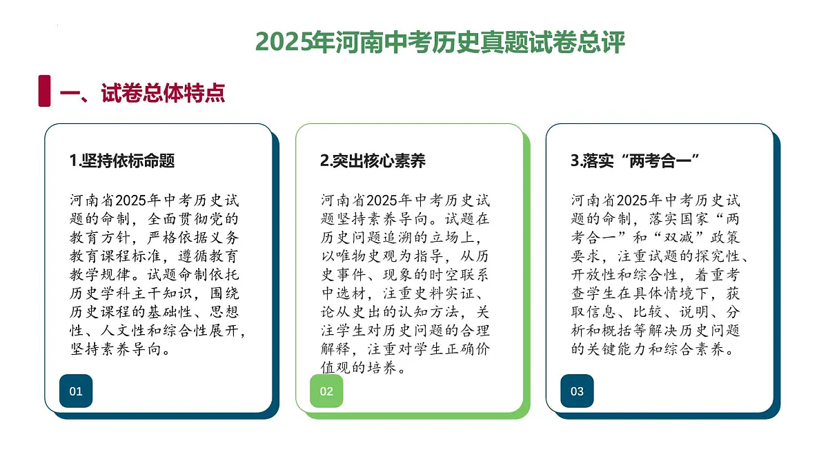2025年中考历史真题完全解读(河南卷)课件PPT第4页