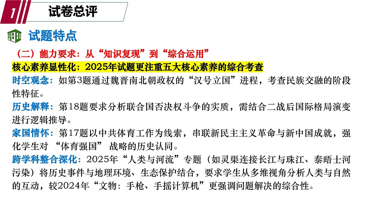 2025年中考历史真题完全解读(安徽卷)课件PPT第8页