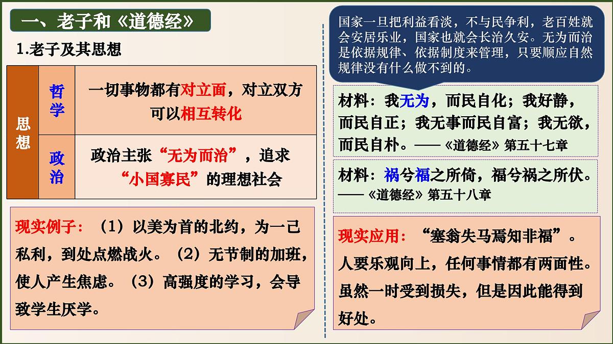 统编版初中历史七年级上册第7课 百家争鸣 课件第7页