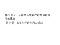 統(tǒng)編版八年級(jí)歷史上冊第14課 毛澤東開辟井岡山道路課件