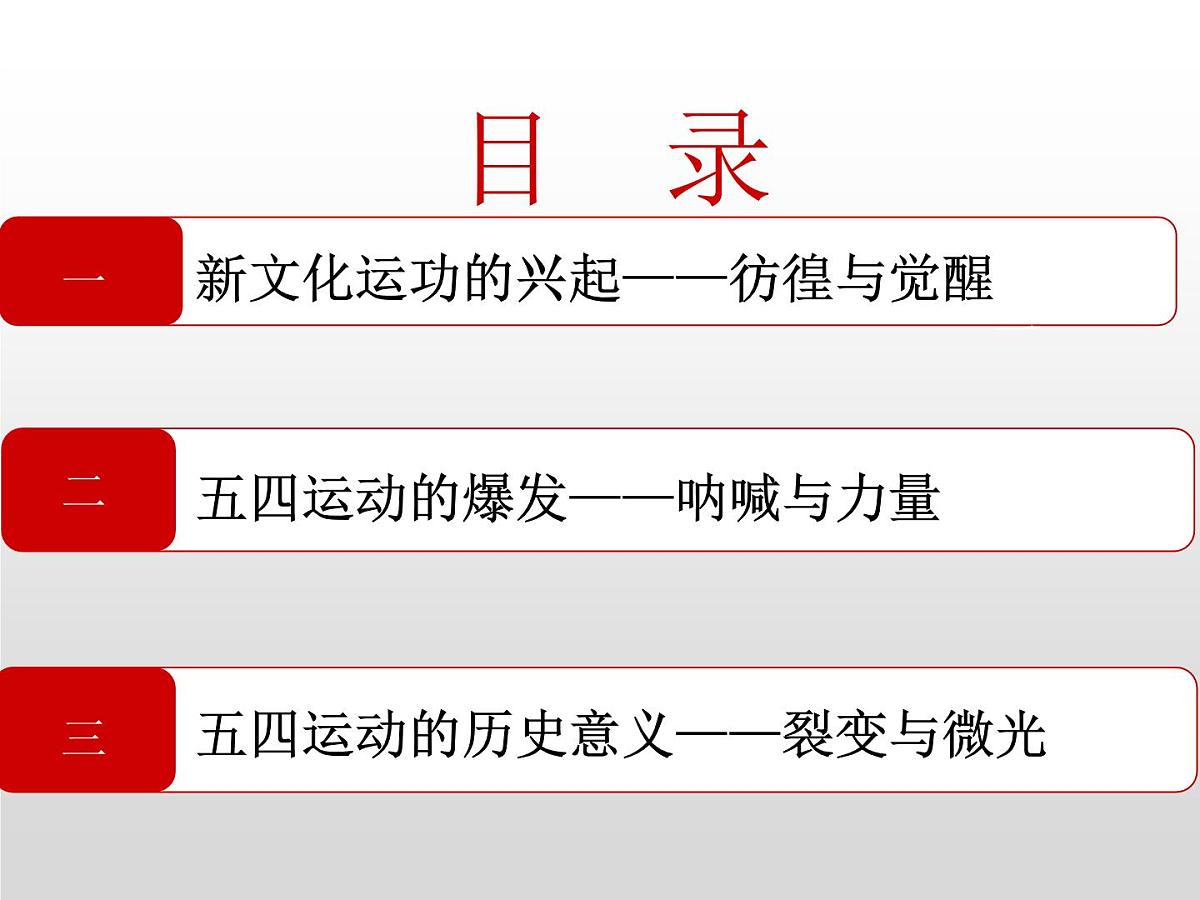 统编版八年级历史上册第11课 五四运动课件第2页