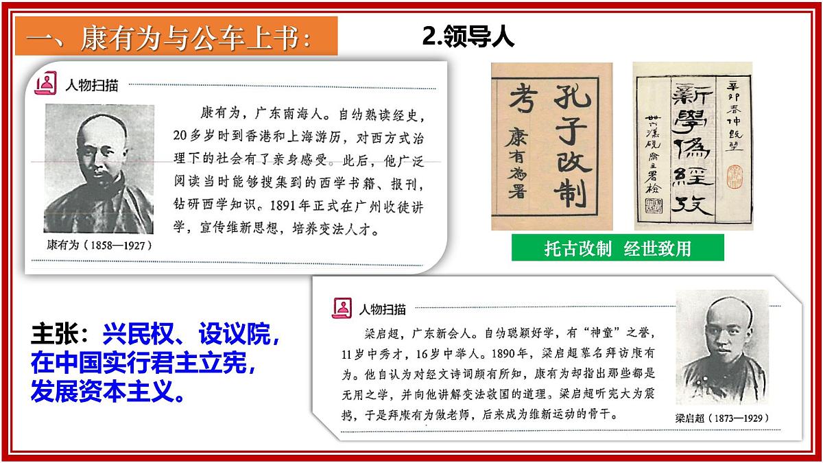 部编版八年级历史上册第6课 戊戌变法 课件第5页