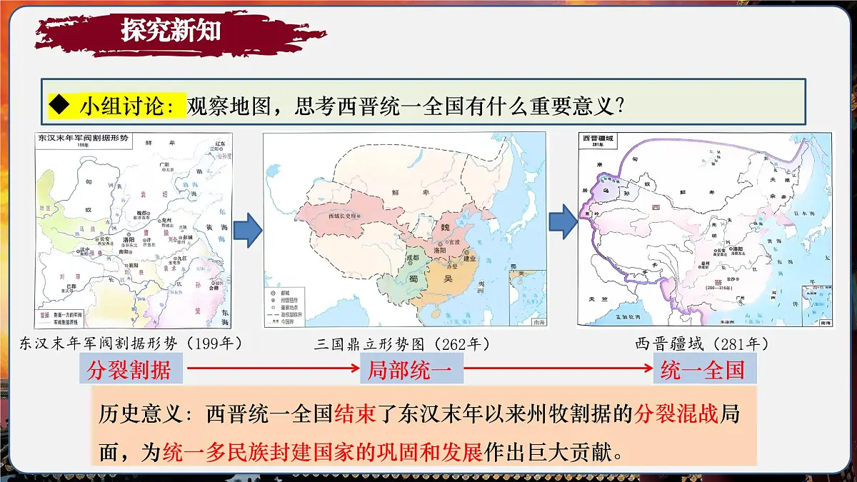 第17课 西晋的短暂统一和北方各族的内迁(情境化教学课件)历史统编版五四学制2024中国历史第一册第8页