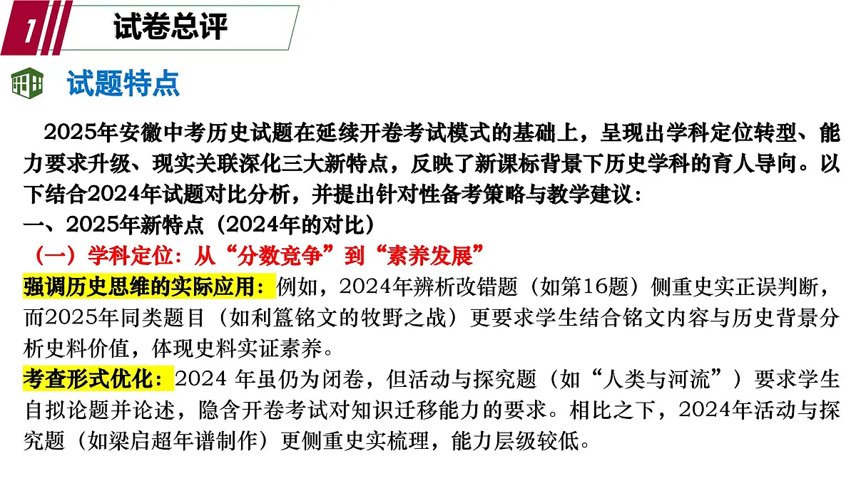 2025年中考历史真题完全解读(安徽卷)课件PPT第7页
