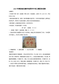 2025年陕西省安康市旬阳市中考三模历史试题（解析版）