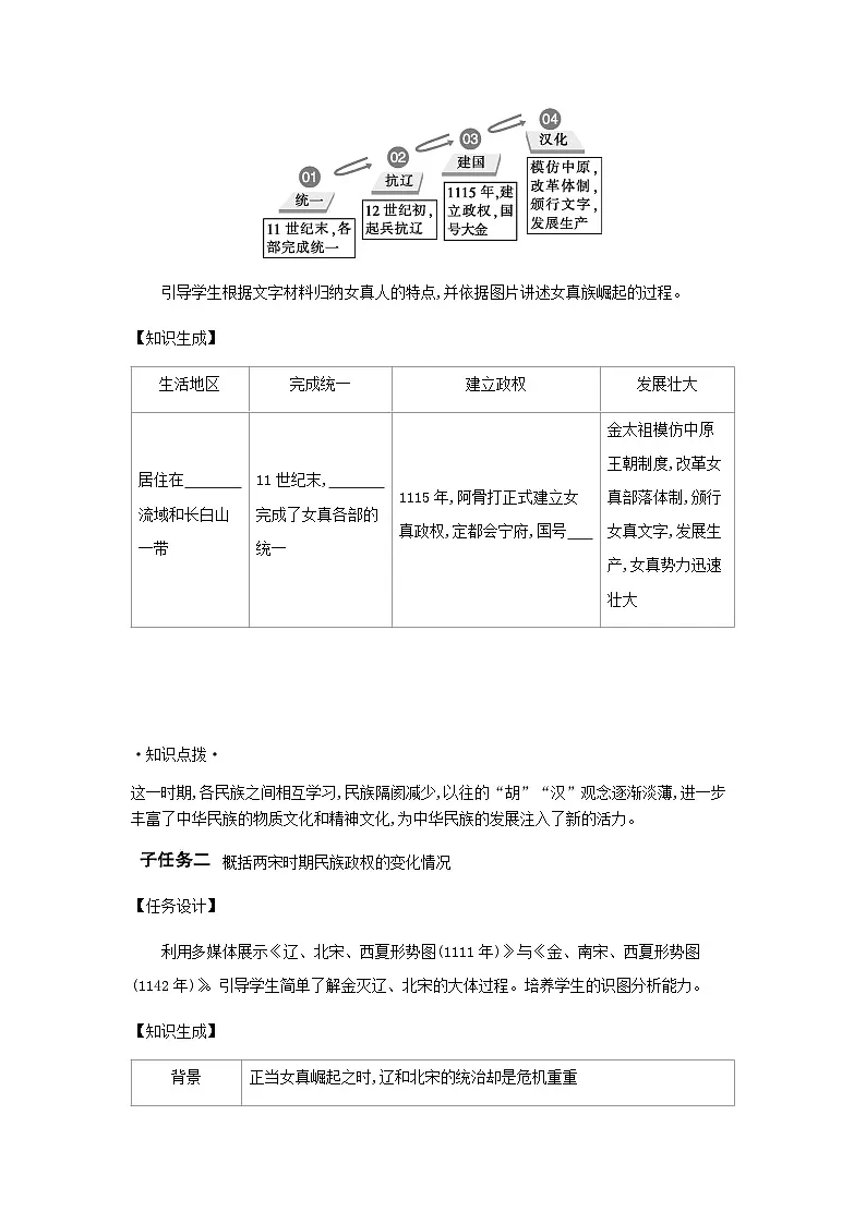 第10课 金与南宋对峙 导学案(含答案) -统编版初中历史七年级下册第2页