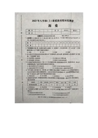 湖南省邵阳市大祥区2023-2024学年八年级上学期历史期末试卷