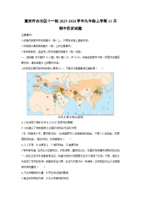 2025-2026学年重庆市合川区十一校九年级上学期11月期中 历史试题（学生版）