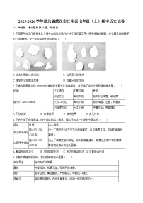 2025-2026学年湖北省武汉市江岸区七年级（上）期中历史试卷（含答案）