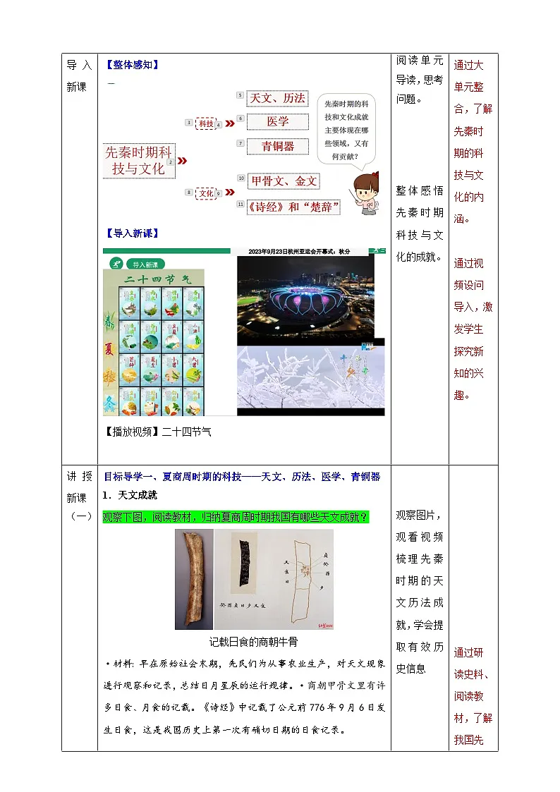 第8课 夏商周时期的科技与文化【教学设计】-2025-2026学年七年级上册《历史》统编版第2页