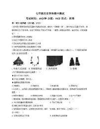 河南省郑州市郑州外国语学校2025_2026学年七年级上学期期中历史试卷（文字版，含答案）