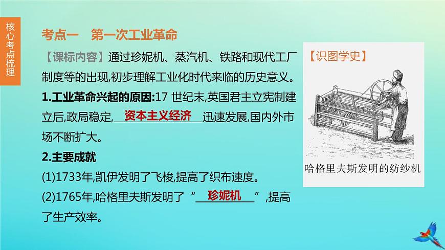 全國版2020中考?xì)v史復(fù)習(xí)方案第五部分世界近代史第21課時(shí)兩次工業(yè)革命國際共產(chǎn)主義運(yùn)動(dòng)的興起和近代科學(xué)文化課件第3頁