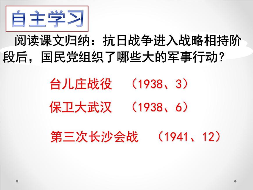第20課 正面戰(zhàn)場的抗戰(zhàn)共21張PPT第3頁