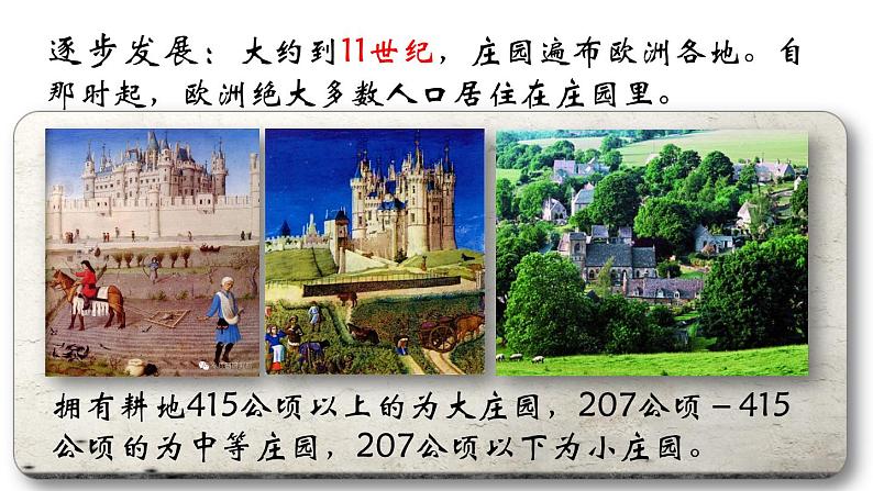 人教部编版历史九年级上:第8课 西欧庄园 PPT课件06